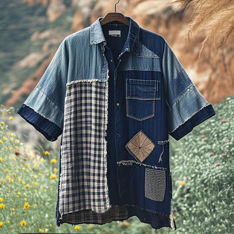 Camisa de estilo vintage atemporal