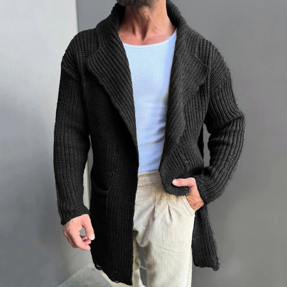 Retro Island Jacquard Pattern Cardigan Sweater elevenforest