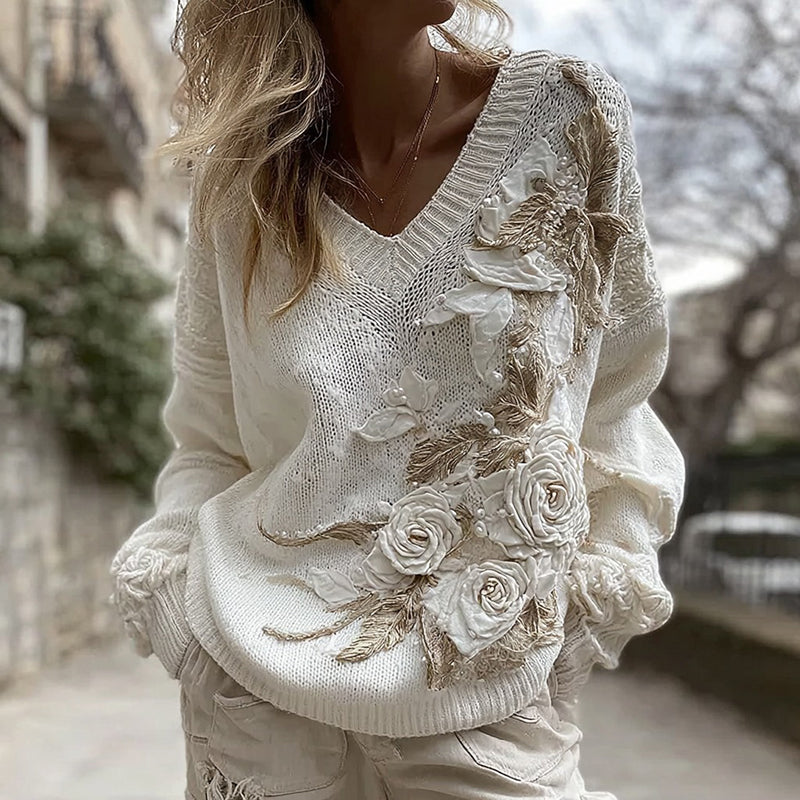 Suéter de estilo vintage atemporal