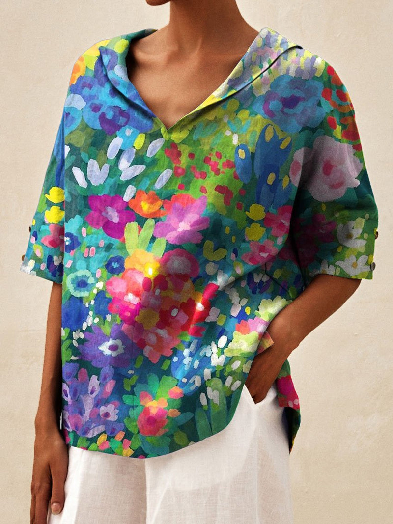 Camisa de estilo vintage atemporal