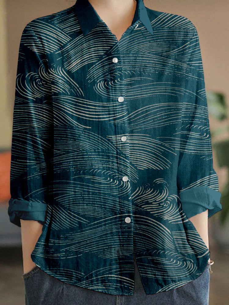 Blusa de estilo vintage atemporal