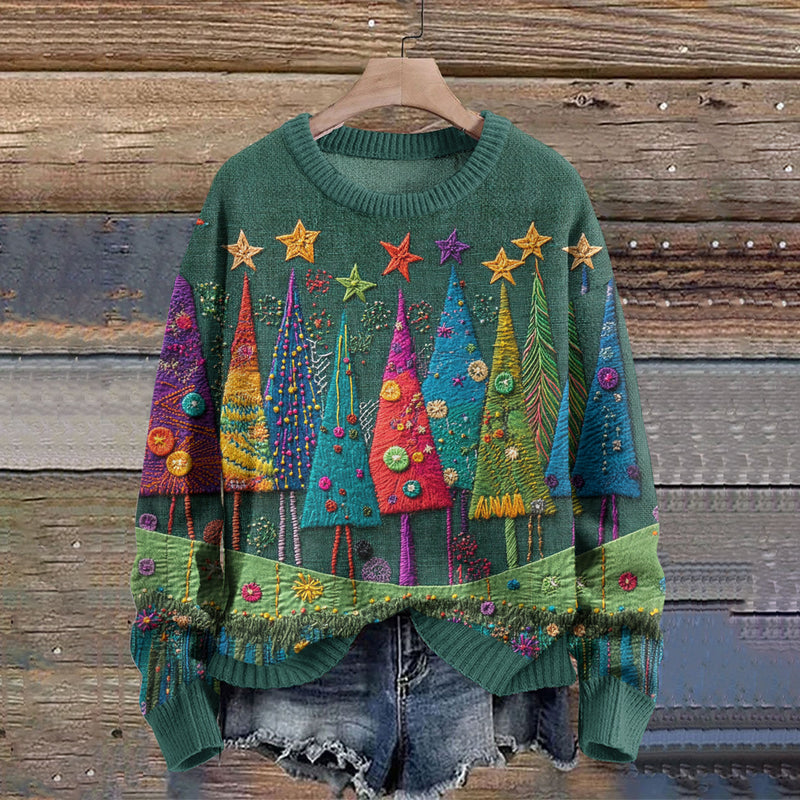 Suéter de inspiración vintage