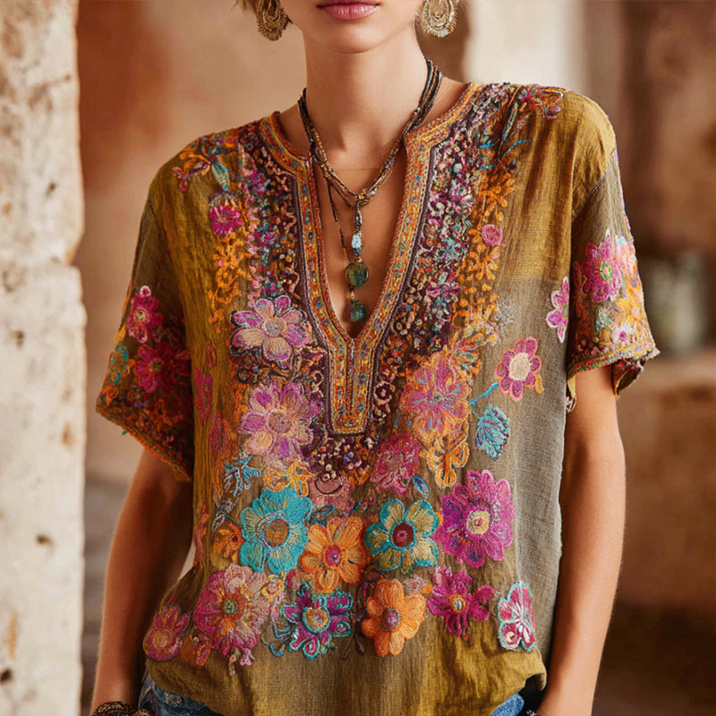 Camisa de inspiración vintage