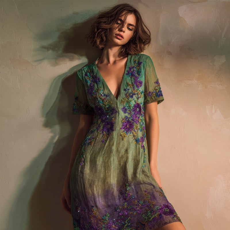 Vestido de diseño cuidado