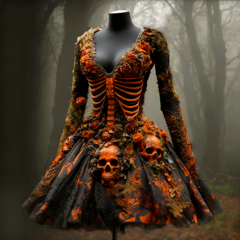 Vestido de estilo vintage atemporal