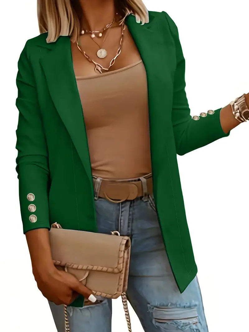 CM | Elegante blazer de manga larga para la primavera