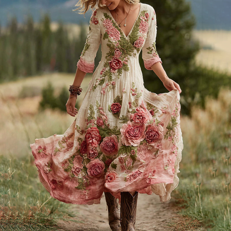 Vestido de inspiración vintage