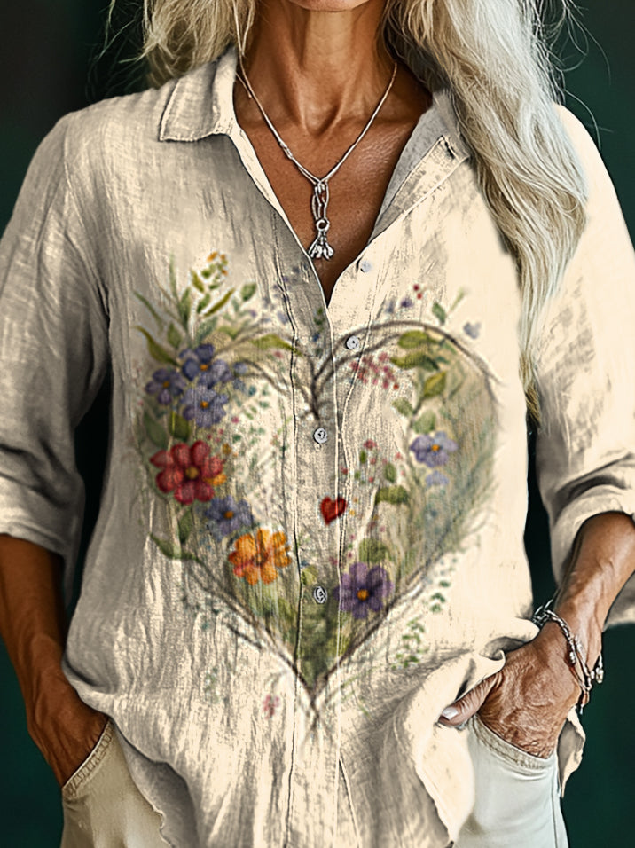 Camisa de inspiración vintage