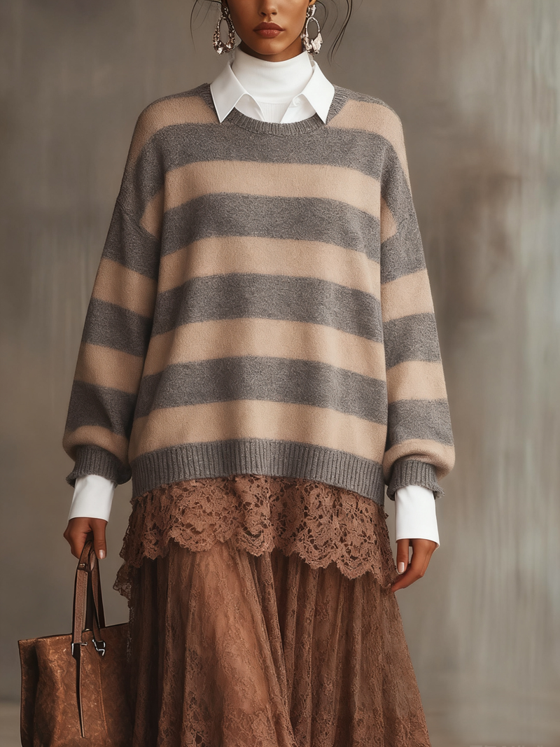 Suéter de estilo vintage atemporal