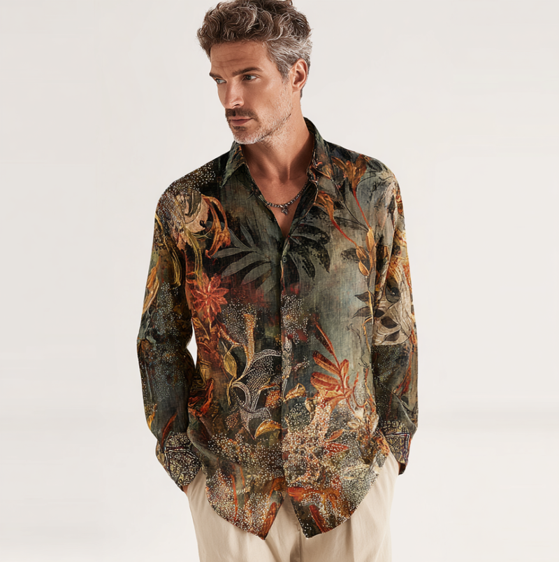 Camisa de inspiración vintage