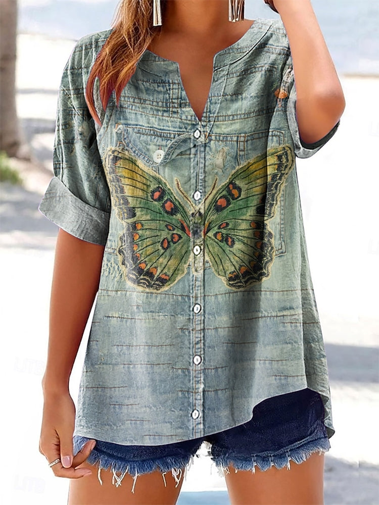 Camisa de inspiración vintage