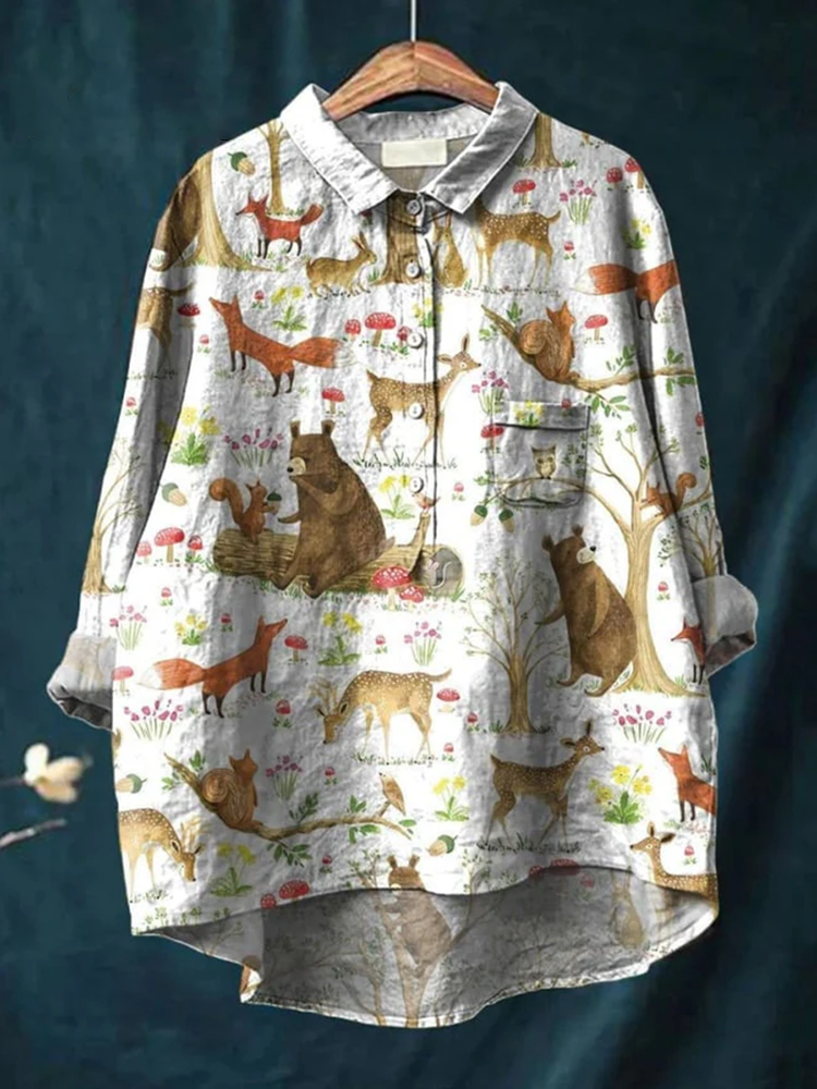 Camisa de estilo vintage atemporal