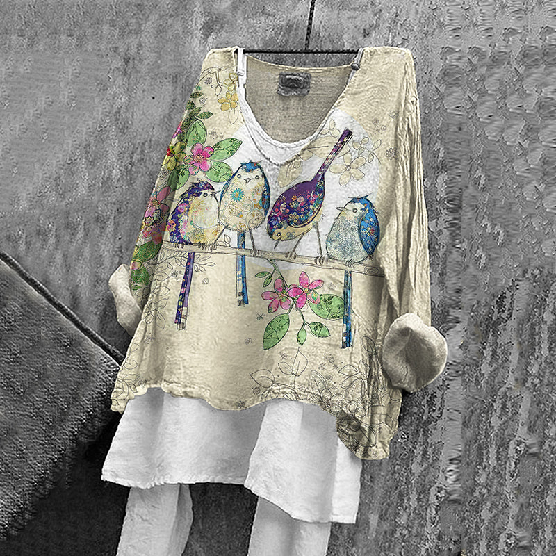Camisa de estilo vintage atemporal