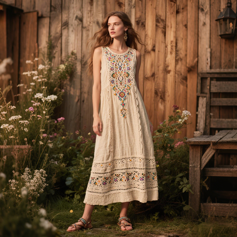 Vestido de estilo vintage atemporal