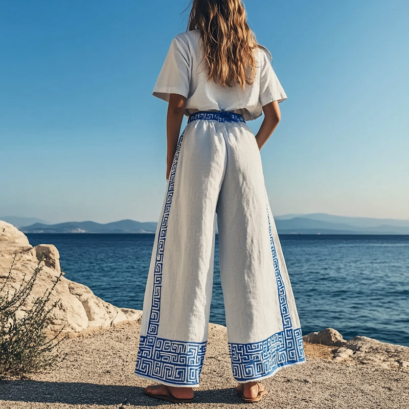 Pantalones de diseño elegante