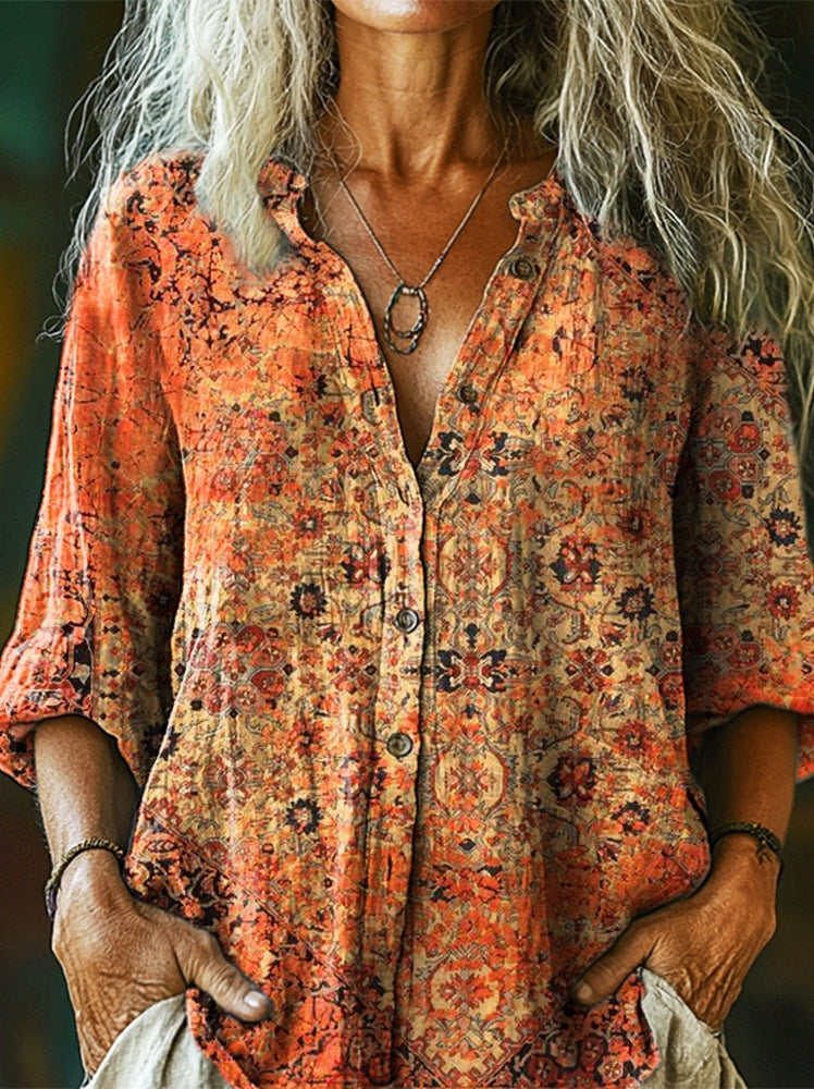 Camisa de diseño cuidado