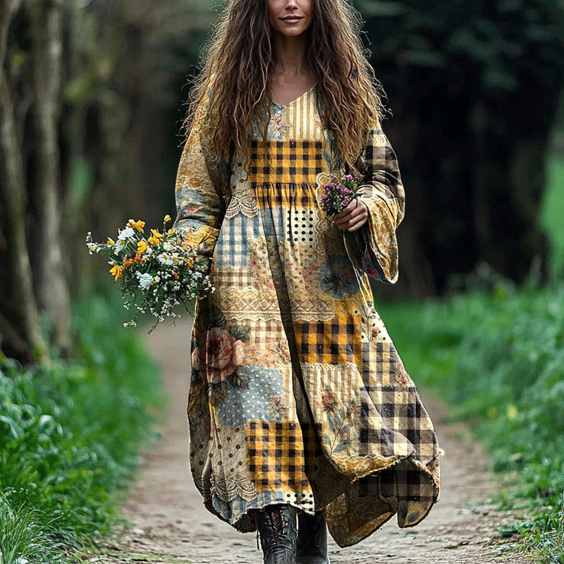 Vestido de inspiración vintage