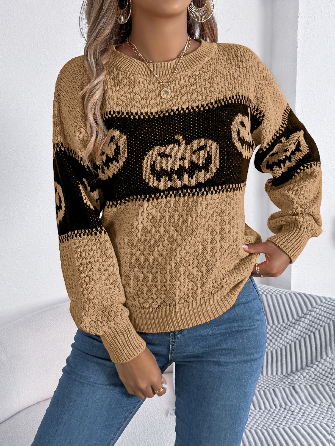 Suéter de inspiración vintage