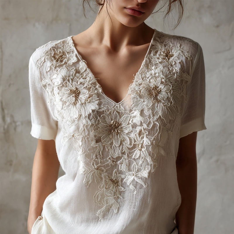 Camisa de estilo vintage atemporal