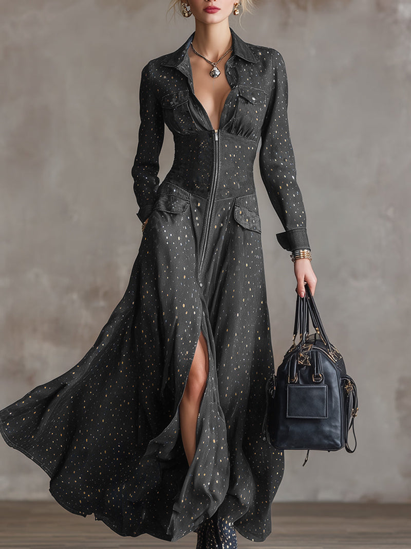 Vestido de estilo vintage atemporal