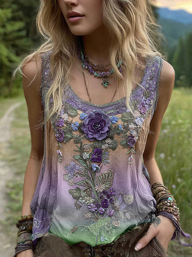 Top de estilo vintage atemporal
