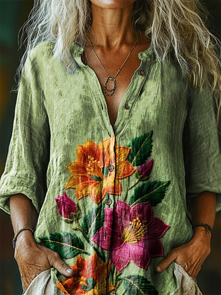 Camisa de diseño cuidado
