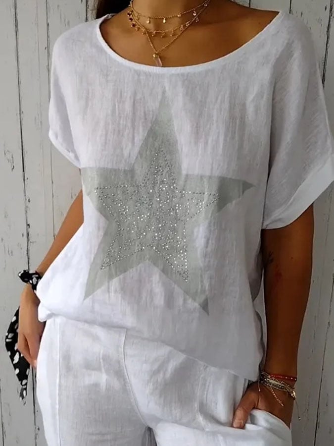 Top de estilo vintage atemporal