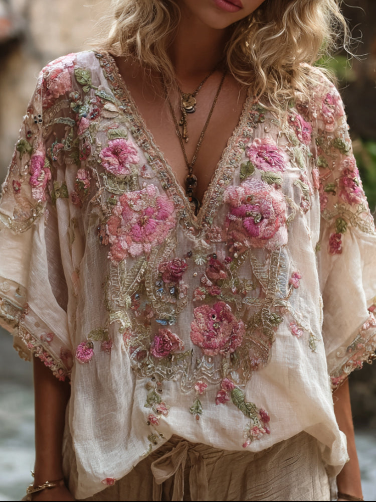Top de estilo vintage atemporal
