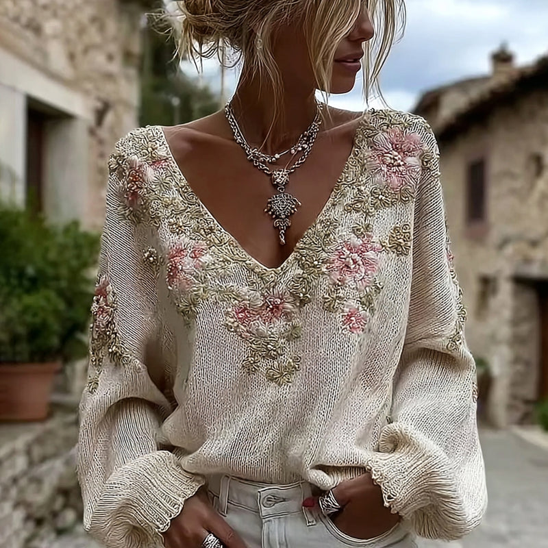 Suéter de estilo vintage atemporal