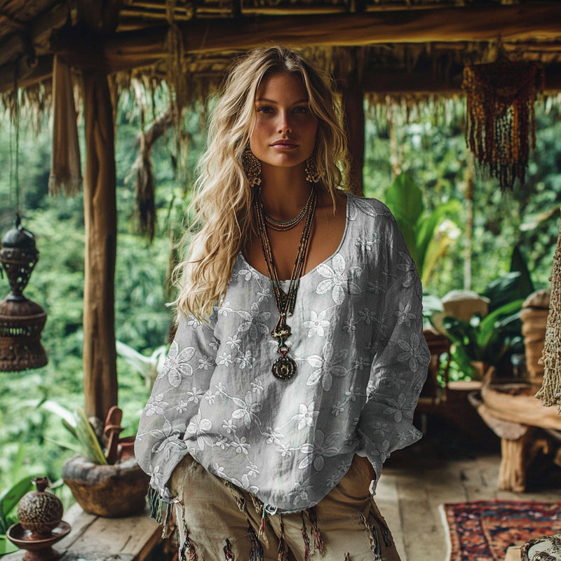 Blusa de diseño cuidado