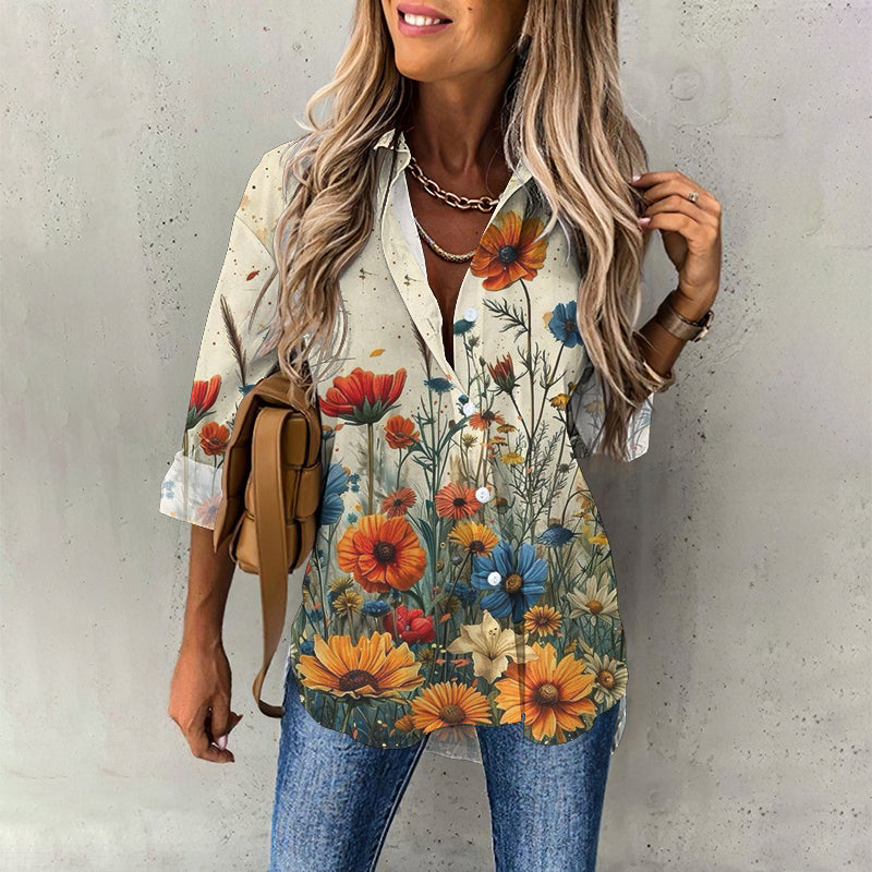 Camisa de estilo vintage atemporal