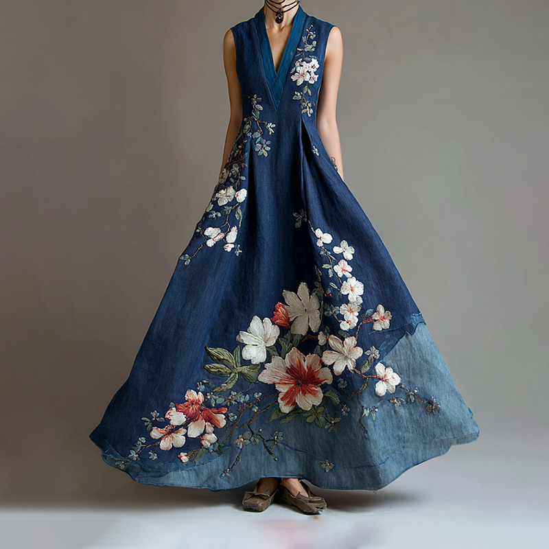 Vestido de estilo vintage atemporal