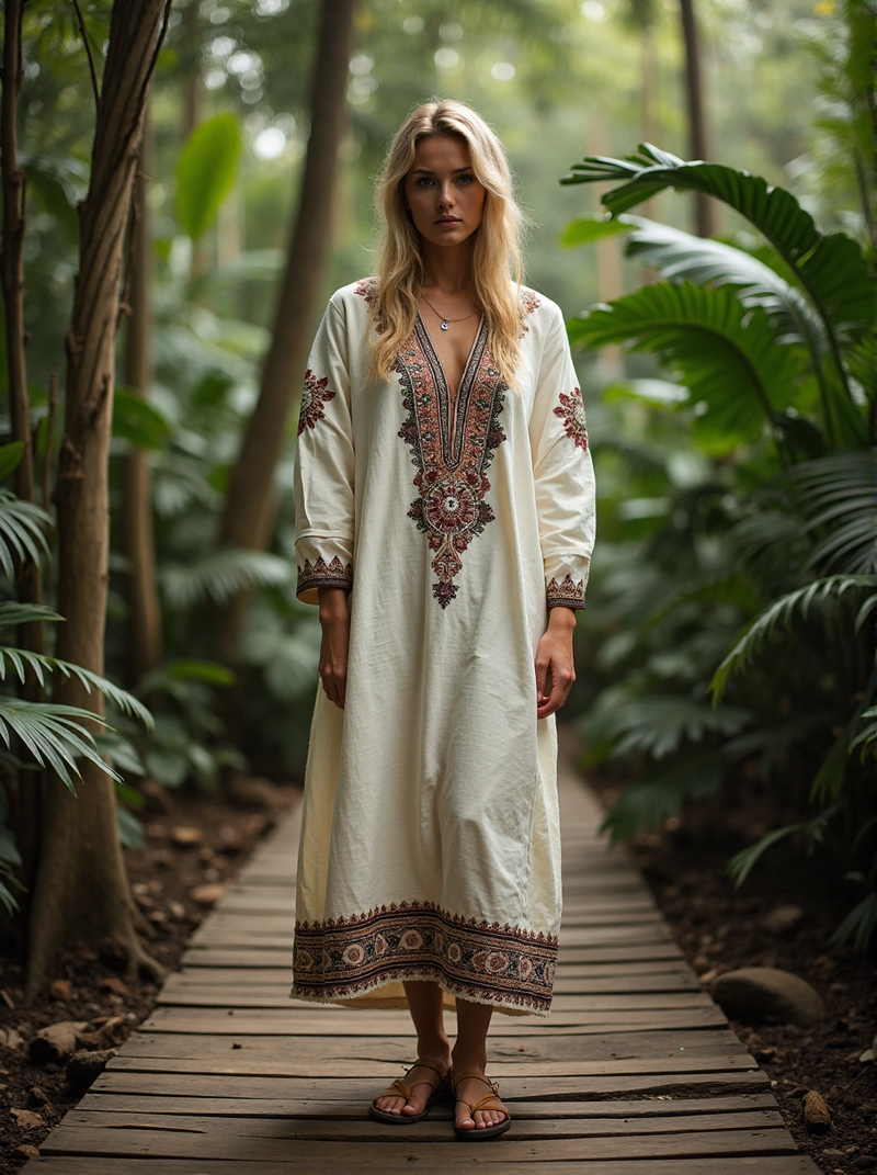 Vestido de estilo vintage atemporal