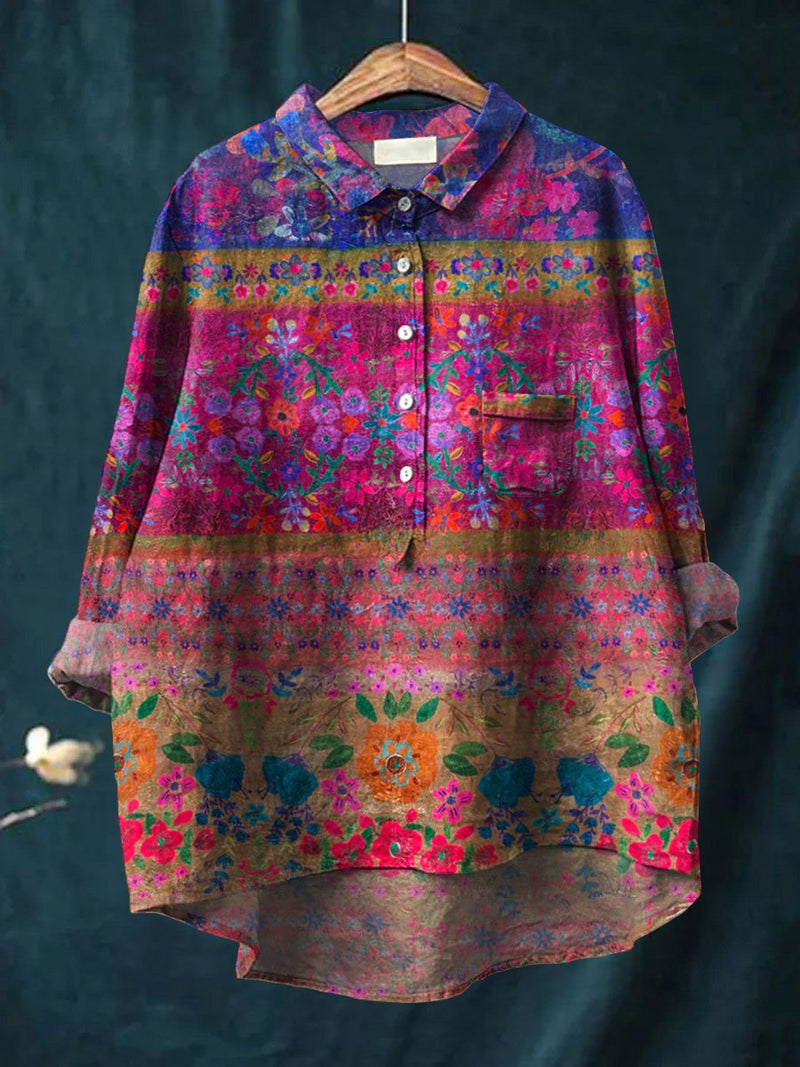 Camisa de estilo vintage atemporal