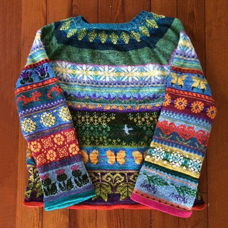 Suéter de estilo vintage atemporal