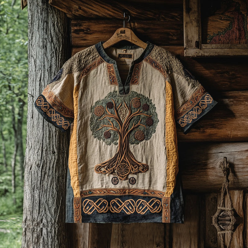 Camisa de estilo vintage atemporal