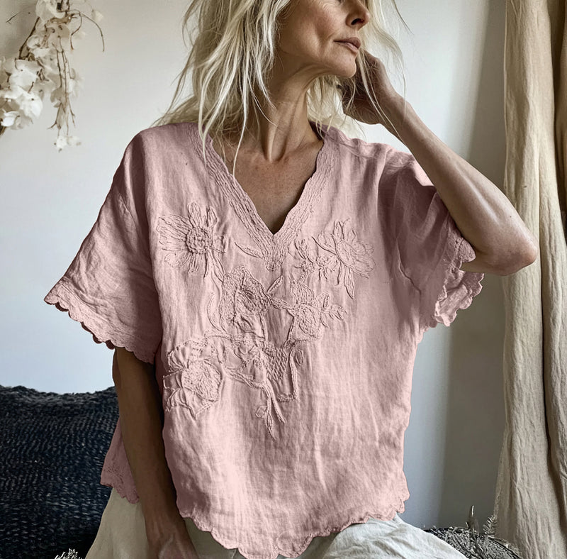 Camisa de estilo vintage atemporal