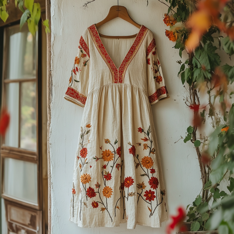 Vestido de estilo vintage atemporal