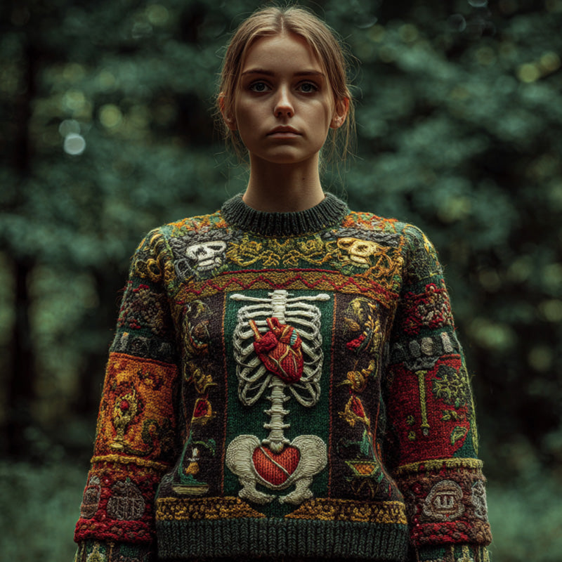 Suéter de inspiración vintage