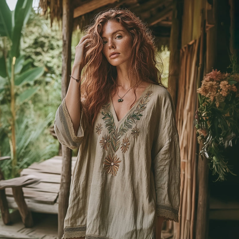 Blusa de estilo vintage atemporal