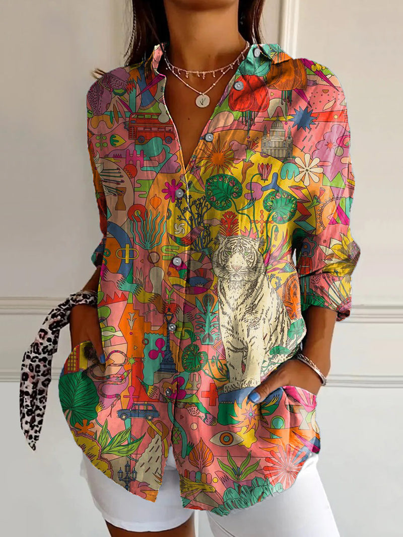 Camisa bellamente confeccionado