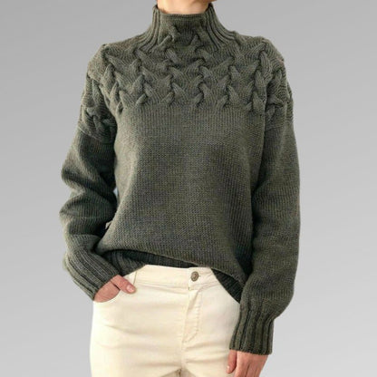 CM | Elegante y cálido jersey de cuello alto