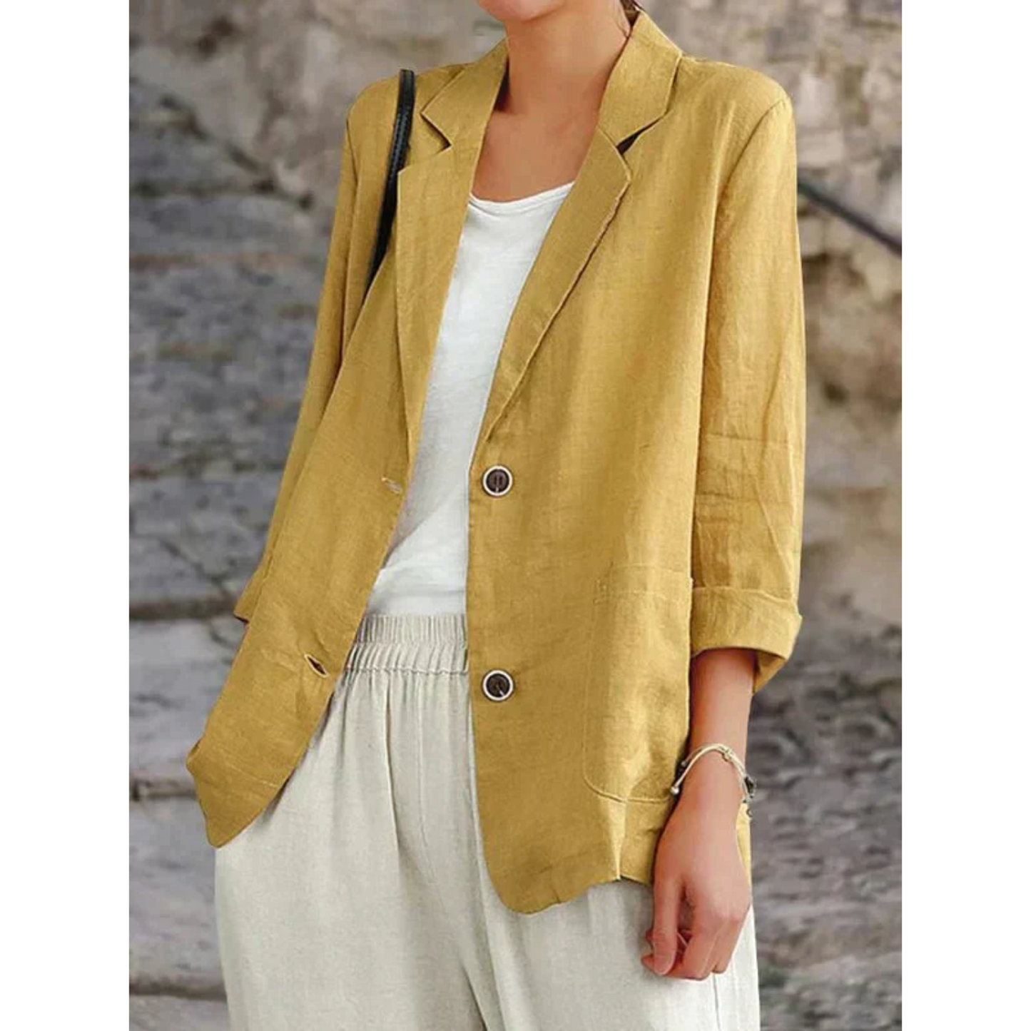 CM | Elegante blazer de lino