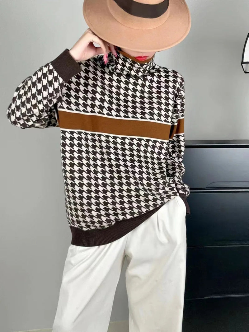 Suéter de estilo vintage atemporal