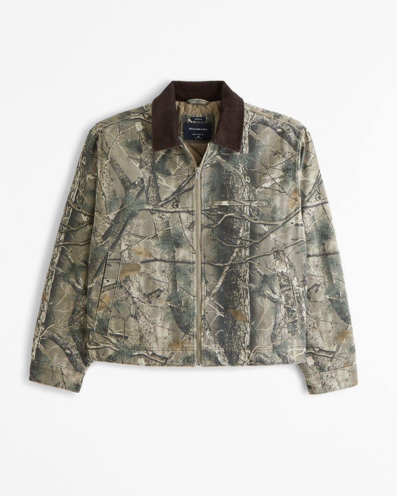 CM | Chaqueta de trabajo corta con cremallera