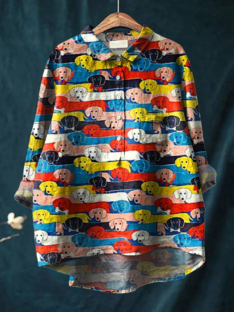 Camisa de estilo vintage atemporal