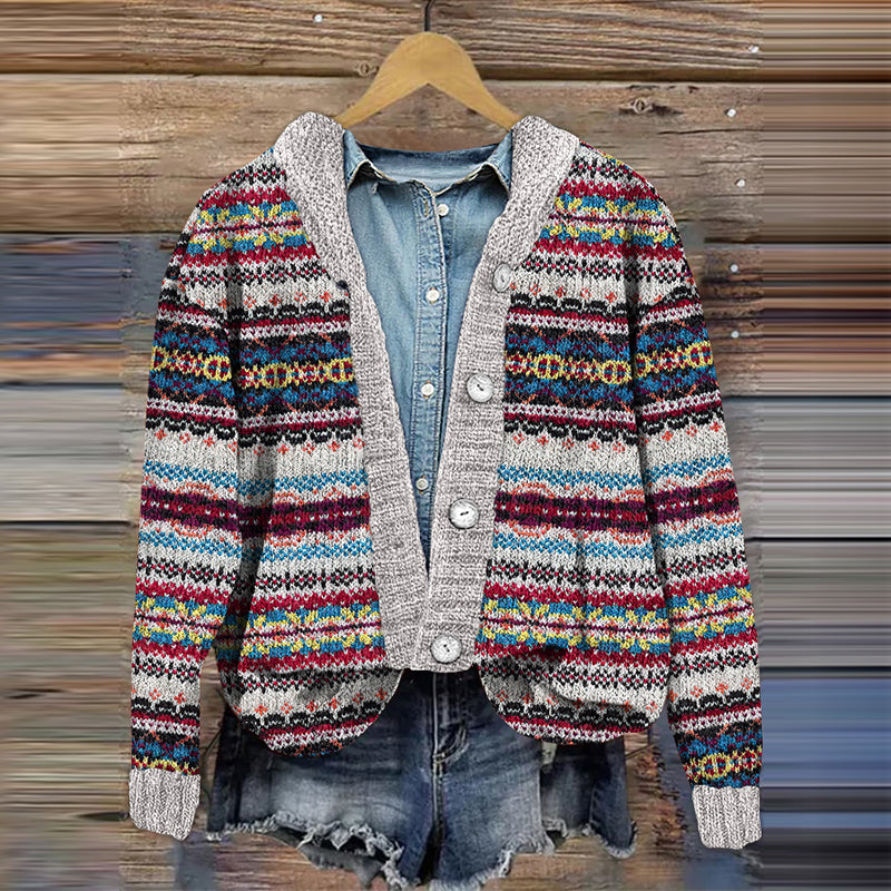 Suéter de inspiración vintage