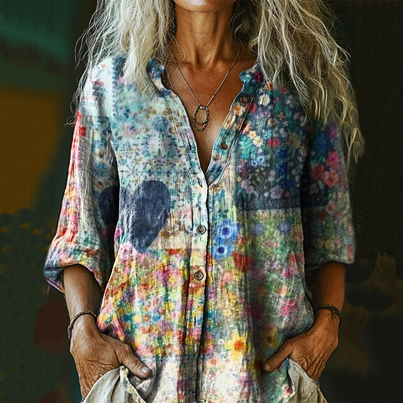 Camisa de inspiración vintage