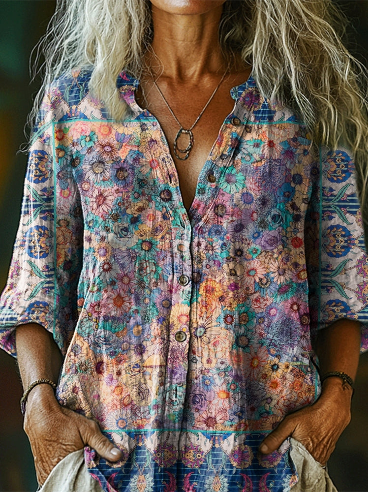 Camisa de diseño cuidado