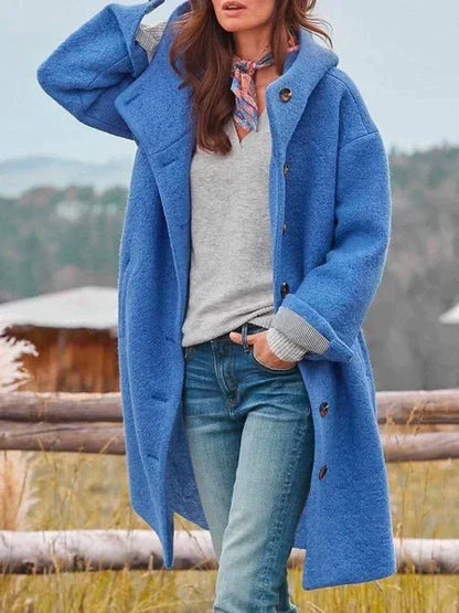 KL | Abrigo de lana oversize para mujer